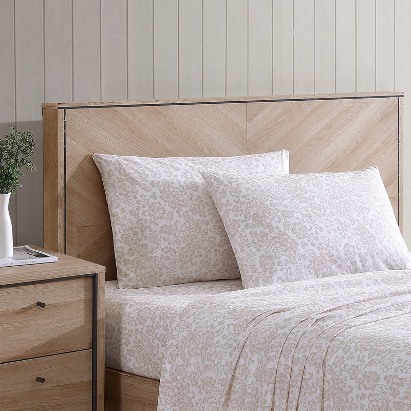 Stone Cottage - Full Sheets, Cotton Percale Bedding Set, Crisp & Cool Ideal Bedding Set (Mae, Full) - Image 2
